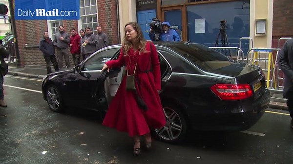 Jade Jagger arrives at Jerry Hall and Rupert Murdoch's wedding