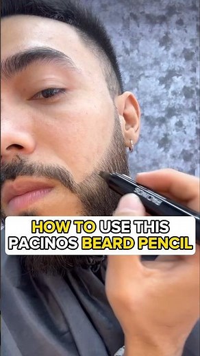 How to use Pacinos Beard Pencil Filler. #pacinos #beard #beards