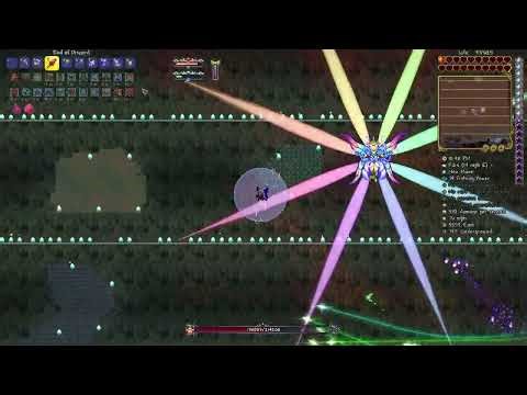 Terraria Calamity Rev+Master Pre-Plantera EoL (failed attempt)