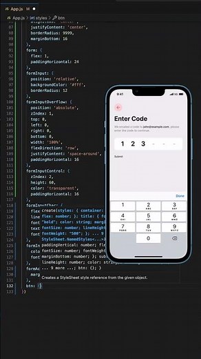 Building a Confirmation Code Screen in React Native #coding #mobileappdevelopment #reactnativeapp