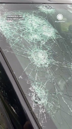 Springfield's Worst Hail Storm Caught on Camera