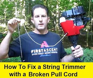 How to Fix a String Trimmer With a Broken Pull Cord