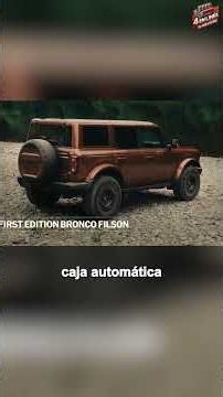 2027 Ford Bronco Filson: Mountain Luxury with a Raptor Engine