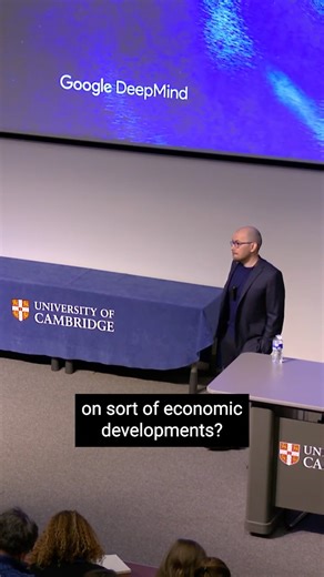 739K views · 3.1K reactions | Sir Demis Hassabis returns to Cambridge...