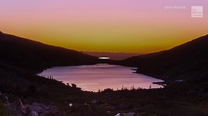 Purple Skies Caused by Volcano Eruption?