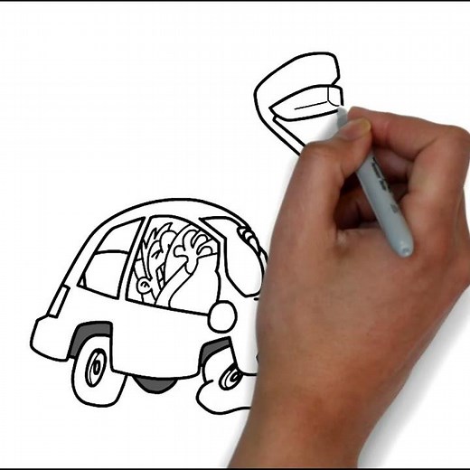 How to Draw Car Accident Doodle | Doodle Book