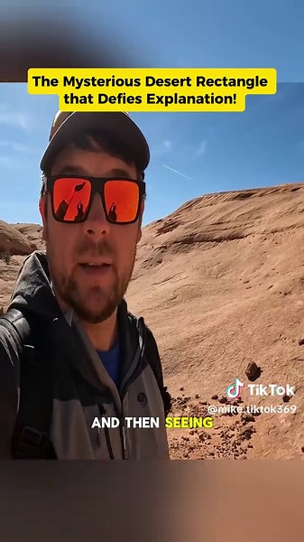 The Mysterious Desert Rectangle that Defies Explanation! #adventure #geography #anthropology #geology #history #ancient #ancienthistory #locatiion #fyp #googleearth