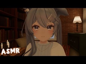 Lazy Bookstore Owner Roleplay 📖 (Whispering, Snow Sounds, Relaxing Music) 🌸 VRChat ASMR