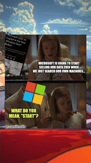 🤯 Microsoft CEO: "AI Copilot Is The New Windows Start Button."😂😂🤣 #funny #memes #trending