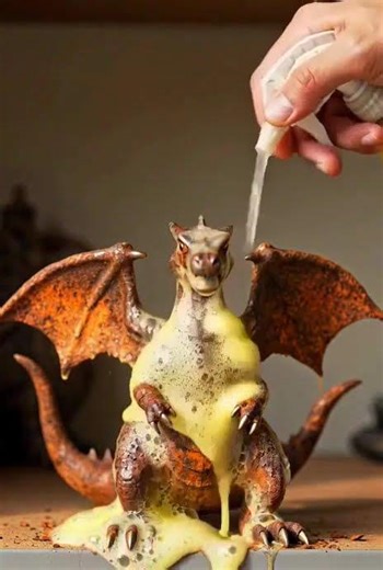 “Satisfying Charizard Rust Removal (Unbelievable Result!) 🤯” #restoration