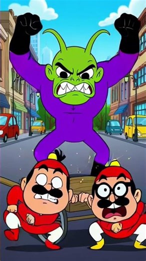 Alien Attack on Motu Patlu City | Motu vs Alien Epic Battle