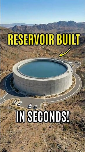 From Empty Land to Giant Water Reservoir in Seconds! 💧🏗️