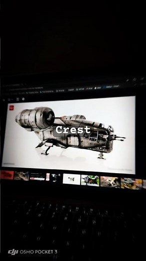 The Razor Crest - spacecraft that was originally built as a gunship for the Galactic Empire - Day 1