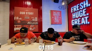 NEW JAWBREAKER CHALLENGE RECORD: 1 MIN & 33 SEC! 🍔🔥 Watch as Kelvin, Brendon, and Nicholas finish the jawbreaker challenge! 💥 Think you can beat it? 😱 Thank you for taking on the challenge! 😎 Kelvin "Zarkman" Medina Brendon Bautista Viernes Nicholas Anthony Pena Chua | Zark's Burgers