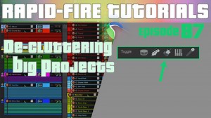 De-Cluttering Big Projects with Track Visibility Actions (Rapid-Fire REAPER Tutorials Ep87)