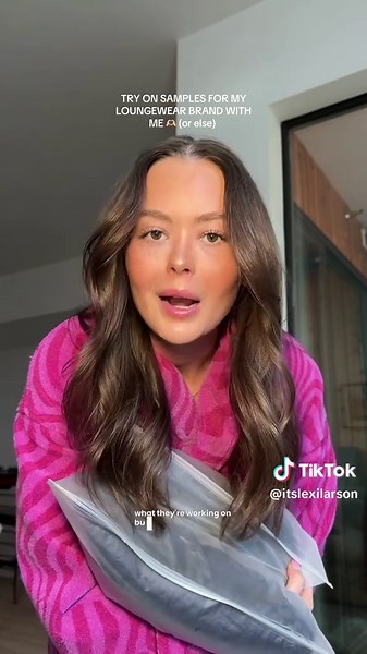 Trying on samples for @Sunday Cherries !!! Lmk what you think! And if anyone is a size 2XL and can try on a sample for me DM me !!! #loungewear #loungewearbrand