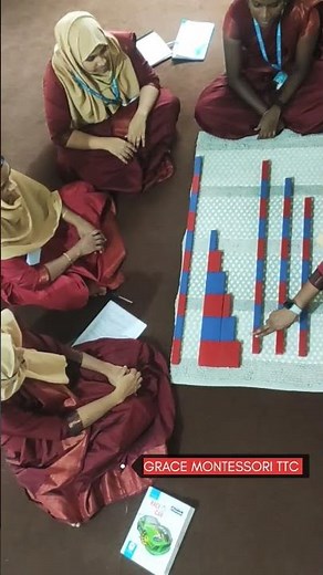 MONTESSORI TTC-GRACE ONLINE AND OFFLINE TTC- NUMBER RODS||MONTESSORI MATHS||NUMBERS THROUGH TEN