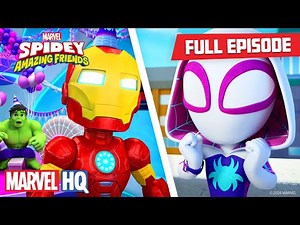 Surprise Party Surprise! 🥳 | Full Episode | Spidey and His Amazing Friends |‪@disneyjr‬ ‪@MarvelHQ‬