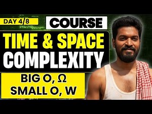 Day 4/8-🔥 Big O, Ω, Small o, ω - Finally Explained for Coding Interviews | Time & Space Complexity