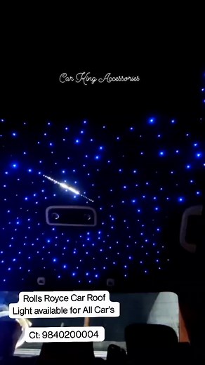 27K views · 718 reactions | Rolls Royce Car Roof Light available for All Car's Ct: 9840200004 | Car King Accessories | Facebook