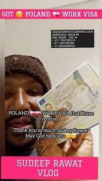 TODAY GOT POLAND 🇵🇱 WORK VISA FROM DOHA, QATAR 🇵🇱 ‪@sudeeprawatvlog‬
