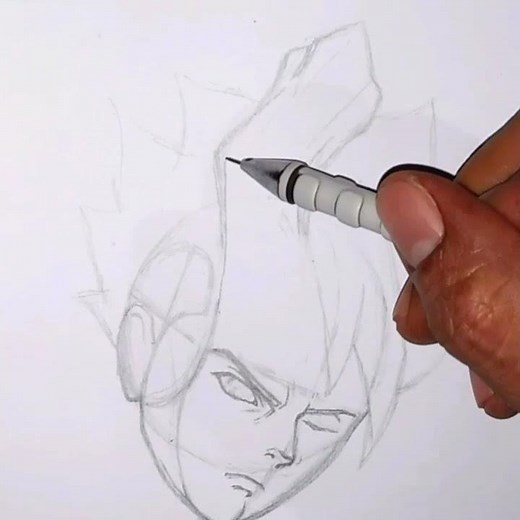 Drawing Boruto Momoshiki Otsutsuki karma #short