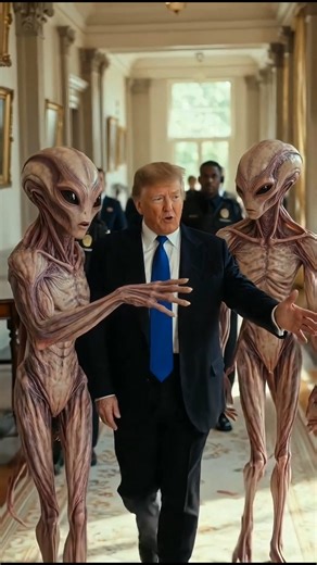 Touropia | Donald Trump Part 2 🔴 sci-fi Showing a peaceful alien encounter continuation. Fictional scene created for entertainment only. Follow for... | Instagram