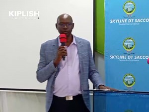 "The only way to solve healthcare challenges in this country is by ensuring we contribute to the Social Health Authority (SHA)," said Dr. Eric Rutto, President of the Kenya National Chamber of Commerce and Industry, during the Annual General Meeting of Skyline DT Sacco held today at Skyrise Plaza, Eldama Ravine. | Kiplish Photolens