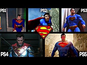 SUPERMAN PS1 VS PS2 VS PS3 VS PS4 VS PS5