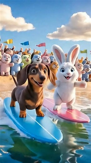 11K views · 331 reactions | Cartoon Dachshund Takes On Squirrel in the Funniest Basketball Game Ever! Created by: DachshundArts.com | DachshundArts.com | Facebook