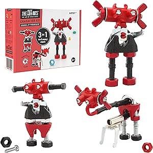 The Off Bits ArtBit Build Your Own Robot Toy Construction Set, Educational Easter Gift Ideas STEM Activities Learning Kit, Creative Build and Play Model Kit Steam Toys for 6 7 8 9 10+ Year Old