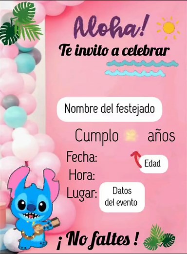 Invitaciones Digitales para Cumpleaños - Crear y Editar Online
