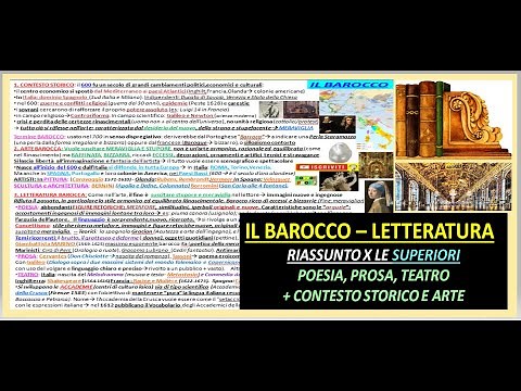 The BAROQUE in LITERATURE: A simple and complete summary for high school students