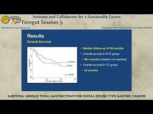 SUBTOTAL VERSUS TOTAL GASTRECTOMY FOR DISTAL DIFUSE TYPE GASTRIC CANCER