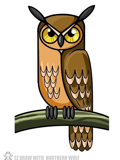 Easy Step by Step Process of Drawing Owl🦉🎨 Follow this easy tutorial and create your own owl drawing. Perfect for beginners and fun for everyone! Let’s get started!