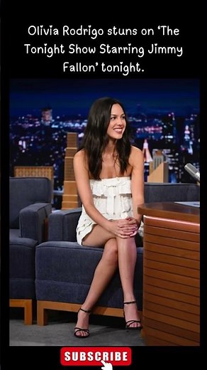 Olivia Rodrigo stuns on ‘The Tonight Show Starring Jimmy Fallon’ tonight. #celebritynews