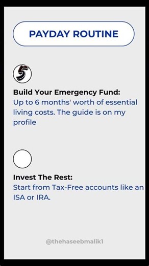 6-Step System I Use Every Payday #wealth #finance #shorts