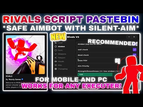 [Best]🎃Rivals Script Pastebin **NO KEY** AIMBOT+SILENTAIM | RAGE-MODE VERY OP | ESP HITBOX BIG🔥