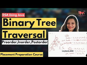 Binary Tree Traversal : Inorder , Preorder , Postorder | Data Structures using Java #34