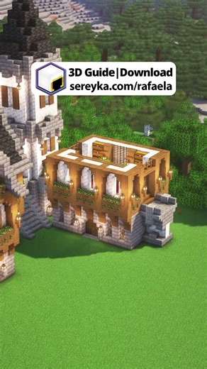 Minecraft Easy Starter Castle 🏰 Download Build Link in bio📝 #minecraft #minecraftbuilding