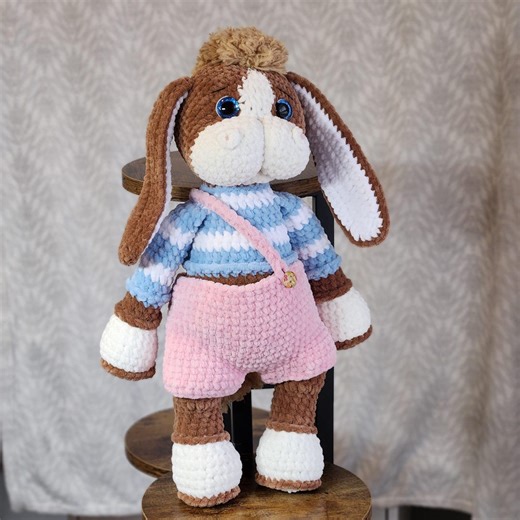 Adorable Handmade Crochet Donkey Plush Toy - Etsy