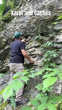 Artifact Cache Search in Karst Topography #karst #caves #outdoorlearning