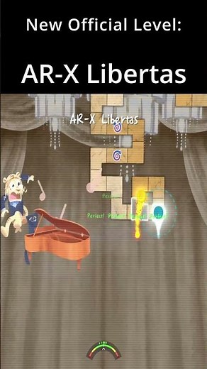 NEW OFFICIAL LEVEL IN ADOFAI?! AR-X Libertas #shorts #shortsfeed #adofai #gameplay #rhythmgame