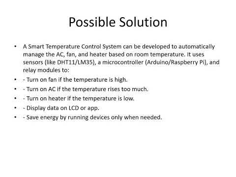 Smart Temperature Control System ABIC Renukoot New