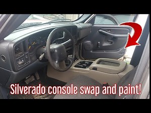 Silverado console paint and swap!