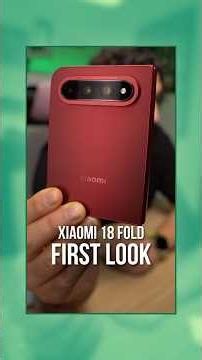 Xiaomi 18 Fold : First Look - Coming for the Apple iPhone Duo and Samsung Fold 8!