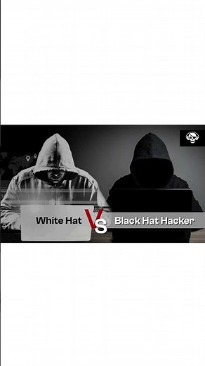 Ethical Hacker vs Black Hat Hacker 💀 | What's the Difference? #cybersecurity #ethicalhacking #kali