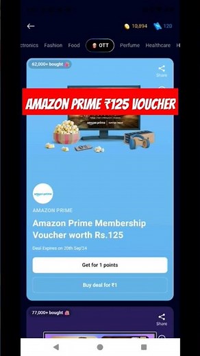 Amazon Prime ₹125 Voucher: Redeem with Paytm - Quick Tutorial #2024 #amazonprime #paytm