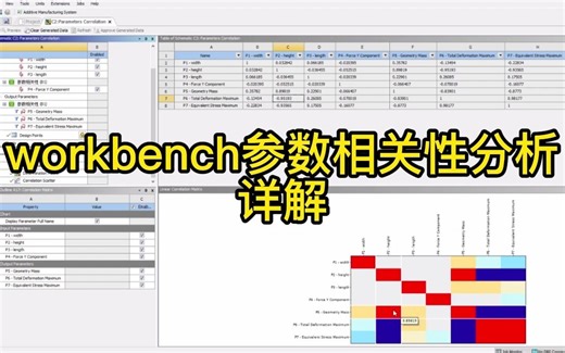 workbench参数相关性分析详解——指导结构参数设计