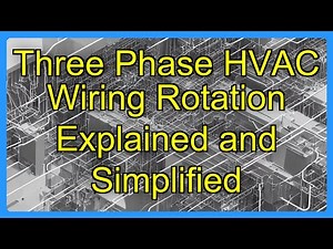 Three Phase HVAC Wiring Rotation Explained and Simplified